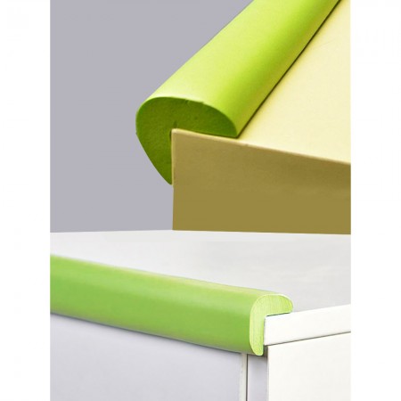 Meidong Baby Proofing Edge & Corner Guards Protector Set Child Safety Furniture Bumper Table Protectors Pre-Taped Corners Safe Edge & Corner Cushion [6.5ft Edge ] Green